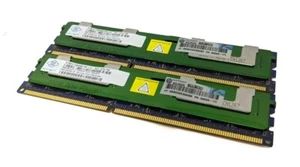 NANYA 16GB KIT (2x8GB) PC3-10600R DDR3 1333MHz ECC RAm RDIMM NT8GC72B4NB1NK-CG - Picture 1 of 1
