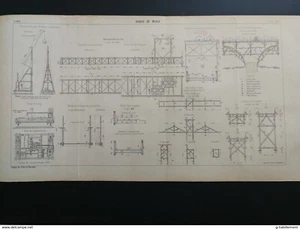 ANNALES PONTS et CHAUSSEES (DEP 71 ) Viaduc de Mussy - Langonnet & Langlot 1901 - Imagen 1 de 3