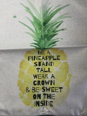 throw pillow covers 18x18 Pillow Case Pineapple - Image 1 of 2