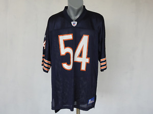 Chicago Bears Jersey #54 Urlacher Reebok Blue Shirt Size XL NFL Football