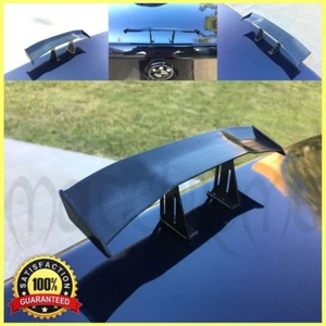 New 17cm Model Carbon Fiber Twill Look GT Tiny Mini Rear Wing Mini Spoiler - Picture 1 of 6