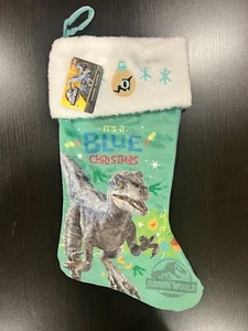 NEU 2024 Jurassic World WEIHNACHTSFEIERTAGSSTRÜMPFE mit blauem - Bild 1 von 4