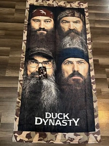 Licenced Duck Dynasty Beards Beach Bath Towel 28” X 58” - Picture 1 of 6