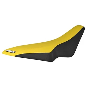 2006-2012 Suzuki LTR 450/ LTR450 gripper seat cover BLACK/ YELLOW standard #194 - Picture 1 of 5