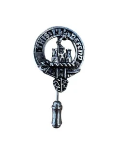 Kincaid Clan Crest Pewter Cap Lapel Tie Pin - Picture 1 of 1