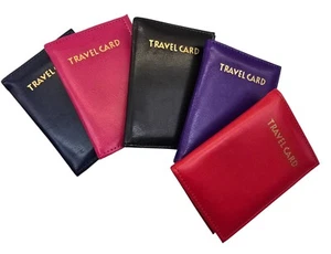 New Travel Card Bus Pass Rail Card Holder Wallet Cover Case - Picture 1 of 84