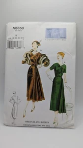 Vogue Vintage Model 8850 1951 Design Misses' Dress & Belt Pattern Sizes 16-24 - Picture 1 of 2