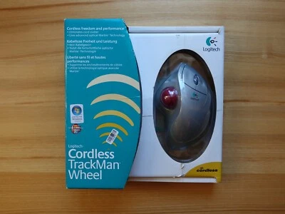 LOGITECH CORDLESS TRACKMAN WHEEL TRACKBALL - Bild 1 von 4