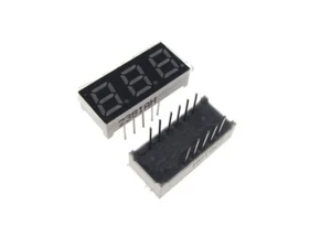 0,36" 3 dígitos 7 segmentos pantalla LED DIP cátodo común - rojo - paquete de 2 - Imagen 1 de 1