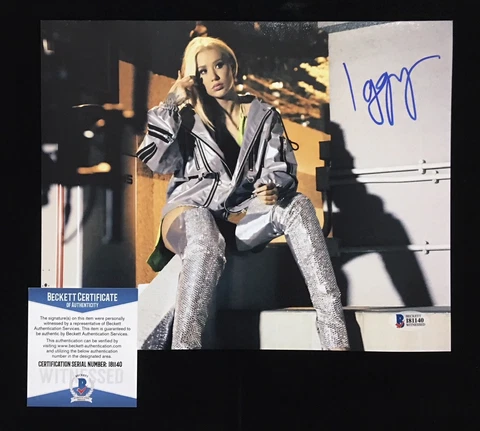 IGGY AZALEA AUTOGRAPH SIGNED PHOTO BAS / BECKETT IN-PERSON WITNESSED CERTIFIED Cover