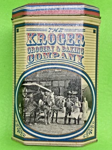 1955 Kroger Grocery And Baking Company Metal Tin Collector Vintage Can - Picture 1 of 4