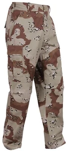 USA GI DESERT TROUSER PANT GENUINE MILITARY ISSUE USA MADE CHOC CHIP DESERT CAMO - Picture 1 of 6