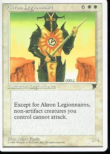 MAGIC THE GATHERING CHRONICLES WHITE AKRON LEGIONNAIRE - Bild 1 von 1