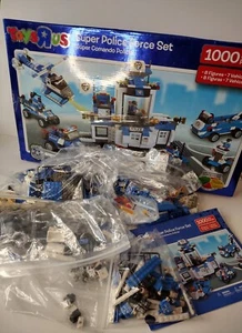 SUPER POLICE FORCE Toy type Compatible Vehicles Building Set 1,000 piece's USED - Picture 1 of 2