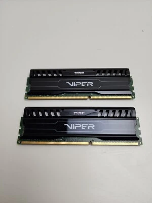 PATRIOT VIPER 16GB (2X8GB) DDR3 1600MHz PC3-12800 1.5V UDIMM PV316G160C9K no box - Image 1 of 4