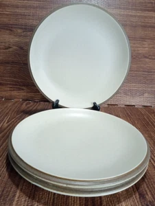 Crate & Barrel DUNE NATURAL Dinner Plate, 10 3/8" Set Of 3 - Picture 1 of 5