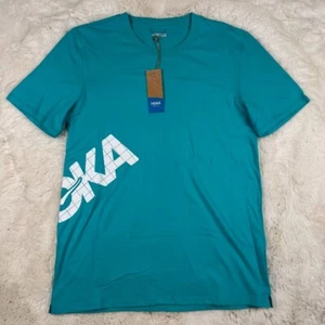 Hoka One One All Day Tee Lightweight Running T Shirt Men's Size Small Cotton NWT - Picture 1 of 9