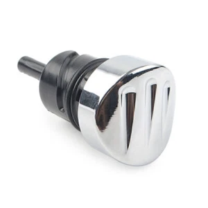 Motorcycle Chrome Oil Tank Plug Cap Dipstick for Harley Sportster XL 883 1200 - Foto 1 di 6
