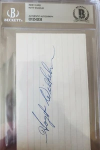 Hoyt Wilhelm Hall of Fame HoF handsignierte Signatur White Sox, Dodgers, Orioles - Bild 1 von 3