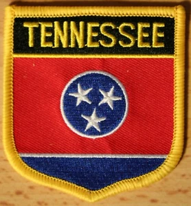 TENNESSEE TN US State USA Shield Country Flag Embroidered PATCH Badge P1 - Picture 1 of 1