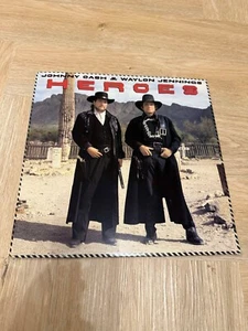 Johnny Cash & Waylon Jennings - Heroes - 12" Vinyl LP - Picture 1 of 4