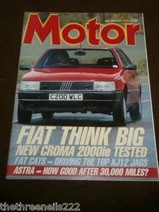 MOTOR MAGAZINE - FIAT CROMA 2000ie TESTED - MAY 24 1986 - Imagen 1 de 1