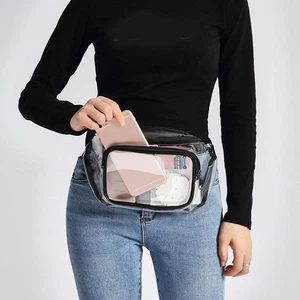 Bolso bandolera de fitness transparente de 1 pieza para deportes al aire libre - Imagen 1 de 12