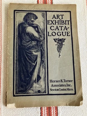 Art Exhibit Catalogue 1907 1912- 1913 reprint Horace Turner Newton Center, Mass - Image 1 of 4
