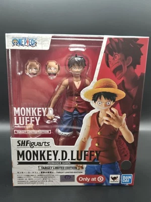 One Piece SH Figuarts Monkey D Luffy Romance Dawn Target Exclusivo Zoro Nami  Foto 1 de 4
