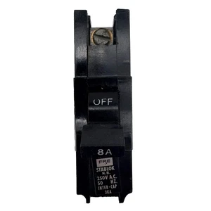 Federal Pacific Circuit Breaker 1P 250V AC 8A N432 - Picture 1 of 7
