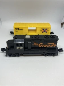Mattel Hot Wheels Rio Grande Rail Box Boxcar Train Gp40 Locomotive Vintage 1983 - Picture 1 of 12
