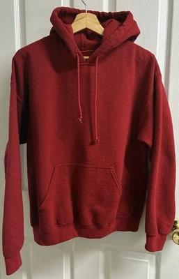 Gildan Mezcla Pesada 50/50 Sudadera con Capucha Mujer M Rojo Mangas Largas Pullover Foto 1 de 4