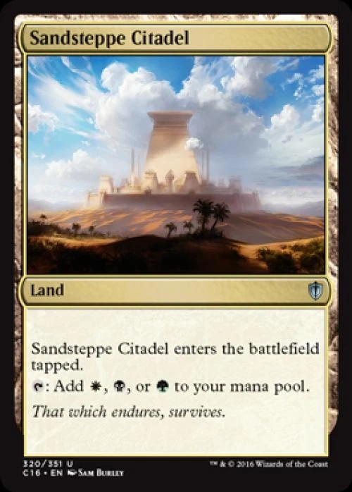 Sandsteppe Citadel - Light Play MTG Commander 2016 Edition - Image 1 of 1