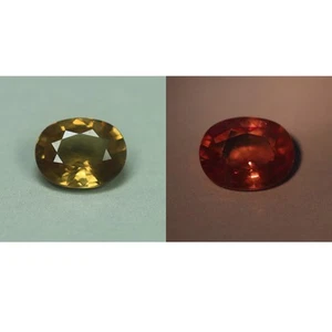 0,64 Cts_Cambio extraordinario_100 % cambio de color natural granate_Sri Lanka - Imagen 1 de 5