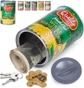 BARGIFTS Hidden Safe Fake Can with Hidden Compartment, Corn - Picture 1 of 16
