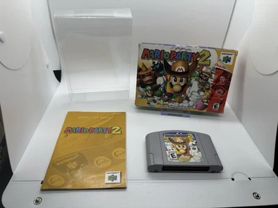 Mario Party 2 - CIB - Nintendo 64 (N64) Box, Game, Manual - AUTHENTIC TESTED - Image 1 of 4