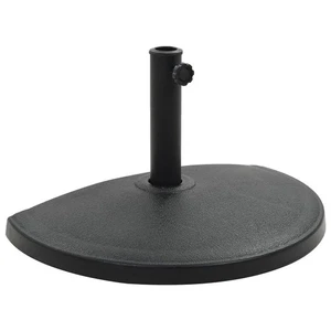 Base de sombrilla negra poliresina estándar soporte de peso pesado - Imagen 1 de 6