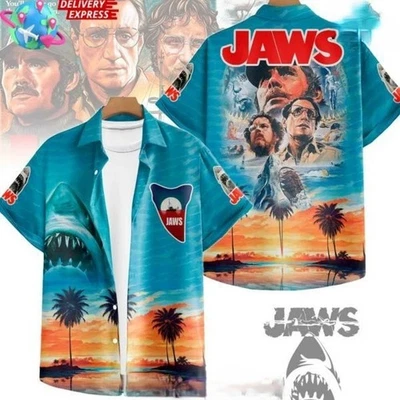 Jaws Summer 2025 Hawaiian Shirt - Image 1 of 4