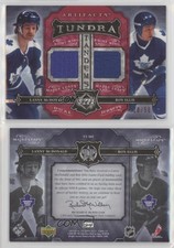 2006-07 Upper Deck Artifacts Tundra Tandems Red /50 Ron Ellis Lanny McDonald HOF