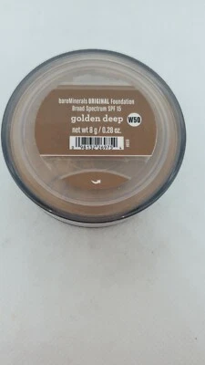 bareMinerals Loose Powder Original Foundation SPF15 - Golden Deep W50, 8g/0.28oz - Image 1 of 3