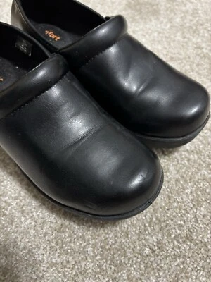 Zapato de trabajo antideslizante de espuma viscoelástica para mujer talla 6, negro Foto 1 de 4