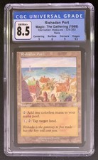 Rishadan Port mtg CGC 8.5 W/subs NM/Mint+ Magic The Gathering Mercadian Masques