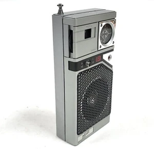 Radio de Bolsillo AM/FM Nikjan DO-10 De Colección - Indicador de Sintonización LED - Nos con Caja - Imagen 1 de 8