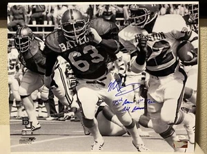 Mike Singletary Signed Baylor Bears 16x20 Photo JSA - Picture 1 of 4