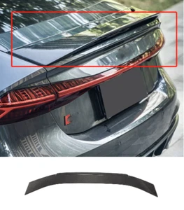 Alerón trasero de carbono real para Audi A7 S7 RS7 2019-2021 labio del ala del maletero - Imagen 1 de 7
