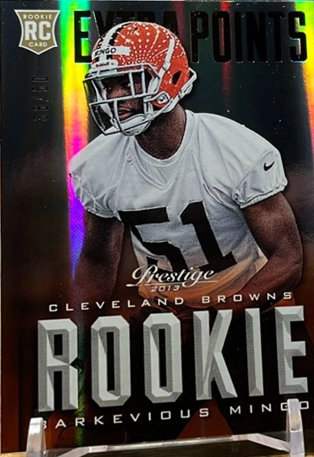 2013 Panini Prestige #208 Barkevious Mingo Rookie Extra Points Gold /50 RC  - Image 1 of 1