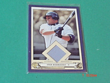 IVAN RODRIGUEZ 2005 Upper Deck Origins *G/U Jersey* Insert card #PB-IR (Tigers
