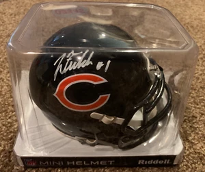 Justin Fields Mini Helmet Auto Signed Chicago Bears Speed - Picture 1 of 2