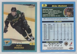 2001-02 Topps Chrome Refractors Mike Modano #52 HOF