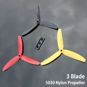 5030 Nylon Plastic Propeller Props 3 Blade For RC Model FPV Aircraft Drone DIY - Picture 1 of 3